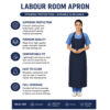 labour room apron