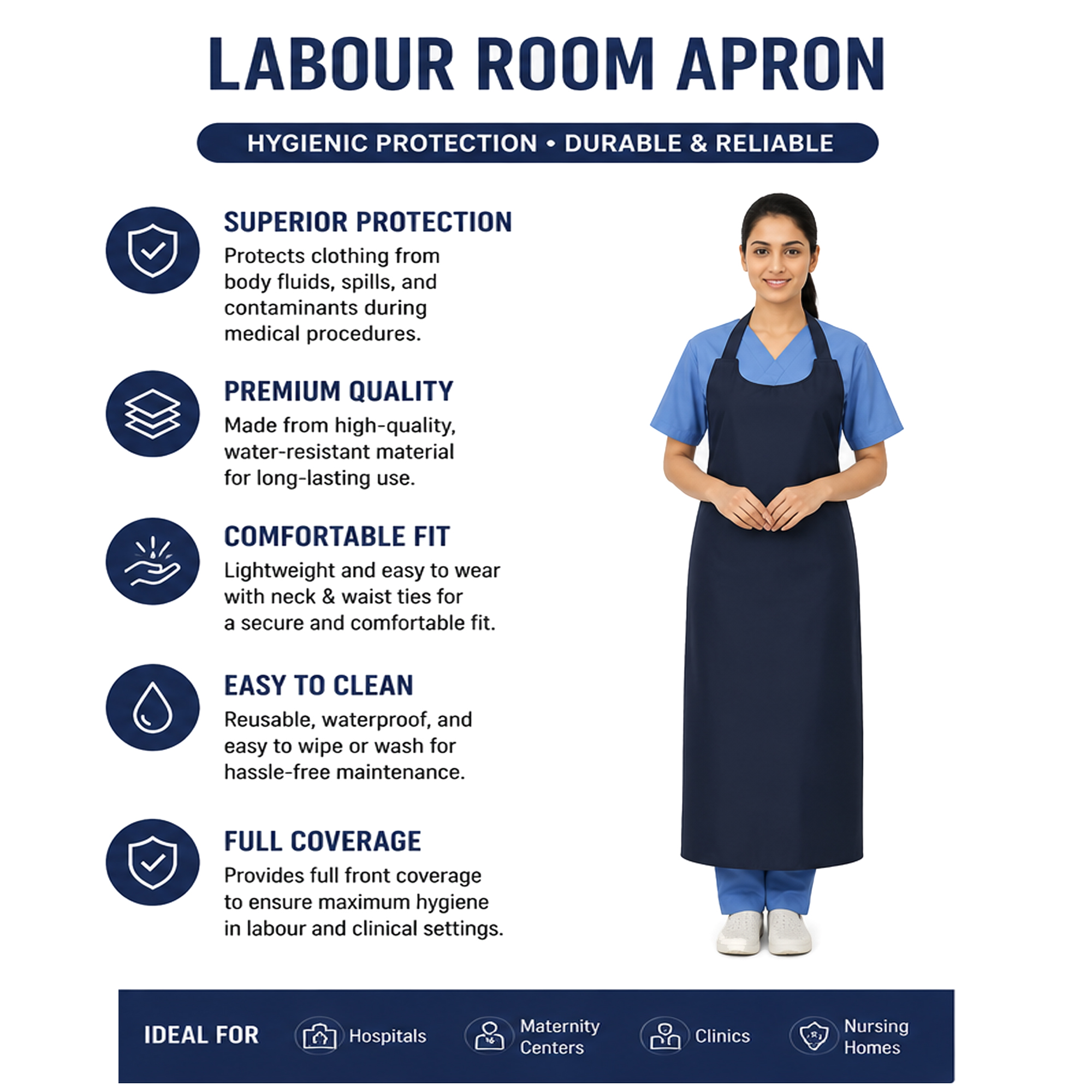 labour room apron