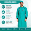 ot gown plain